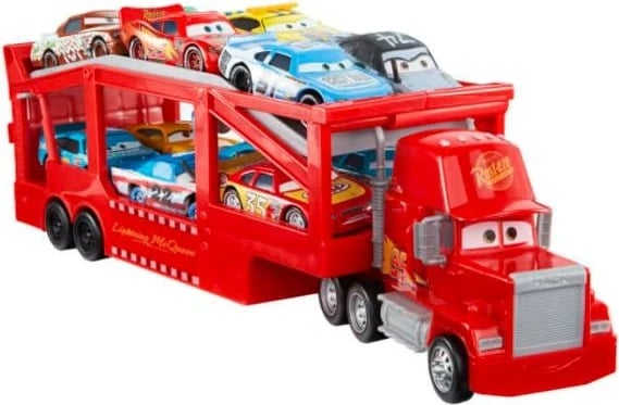 Kamion transportues lodër Mattel Cars Mater HDN03, 33 cm, i kuq