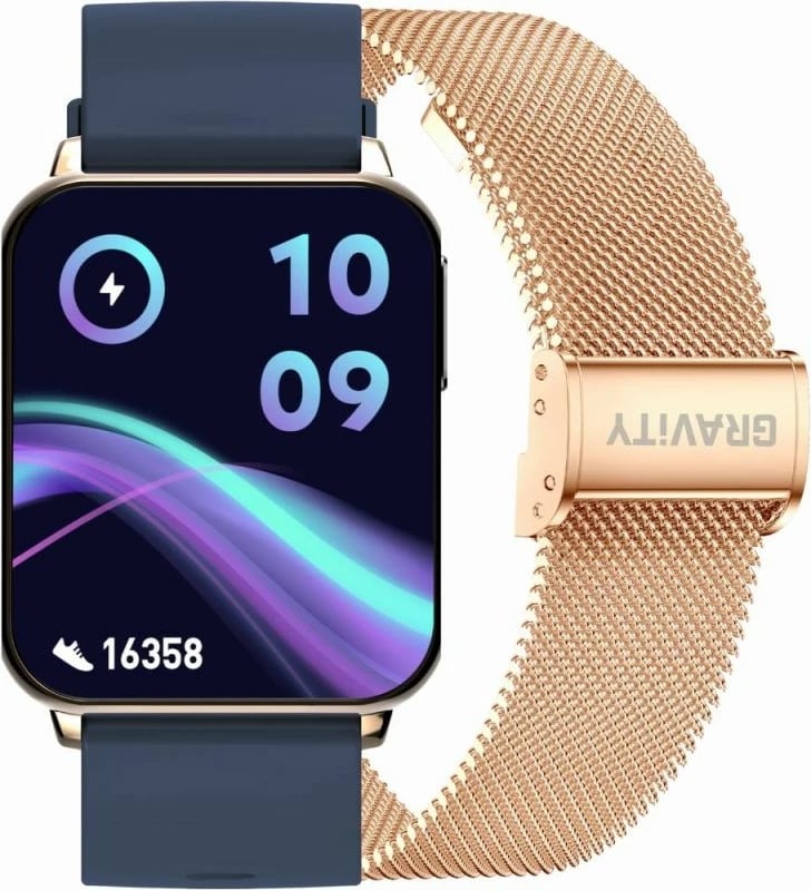Smartwatch Gravity, rozë gold