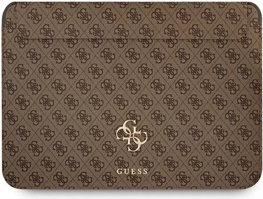 Mbështjellës Guess 4G Big Logo për laptop 13", kafe