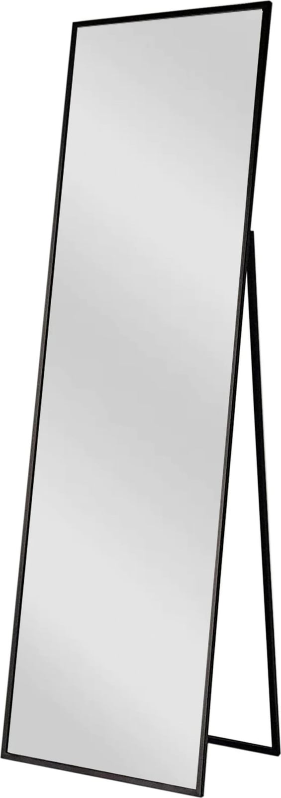 Pasqyrë Cheval, kornizë metalike e zezë, 170x50cm