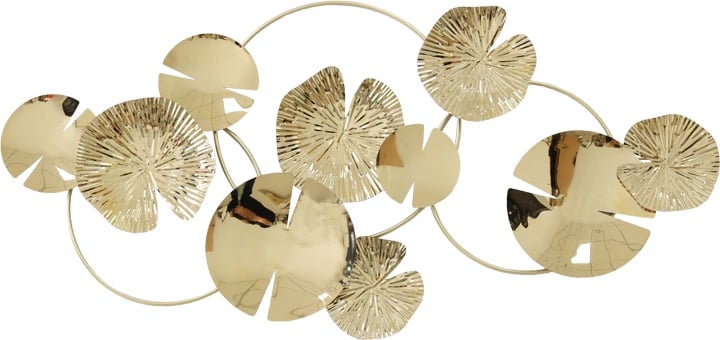 Dekor muri Lacy Inart metal ngjyrë ari 118x57x5cm