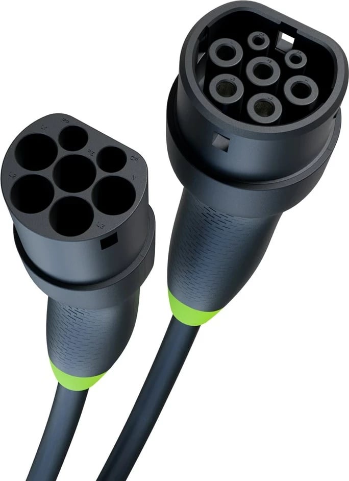 Kabëll karikimi për vetura elektrike Green Cell EVKABGC03, 5 m, i zi