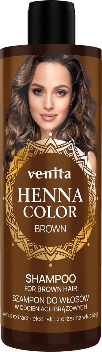 Shampon për femra Venita Henna Color Brown, 300ml, nuanca të kafes