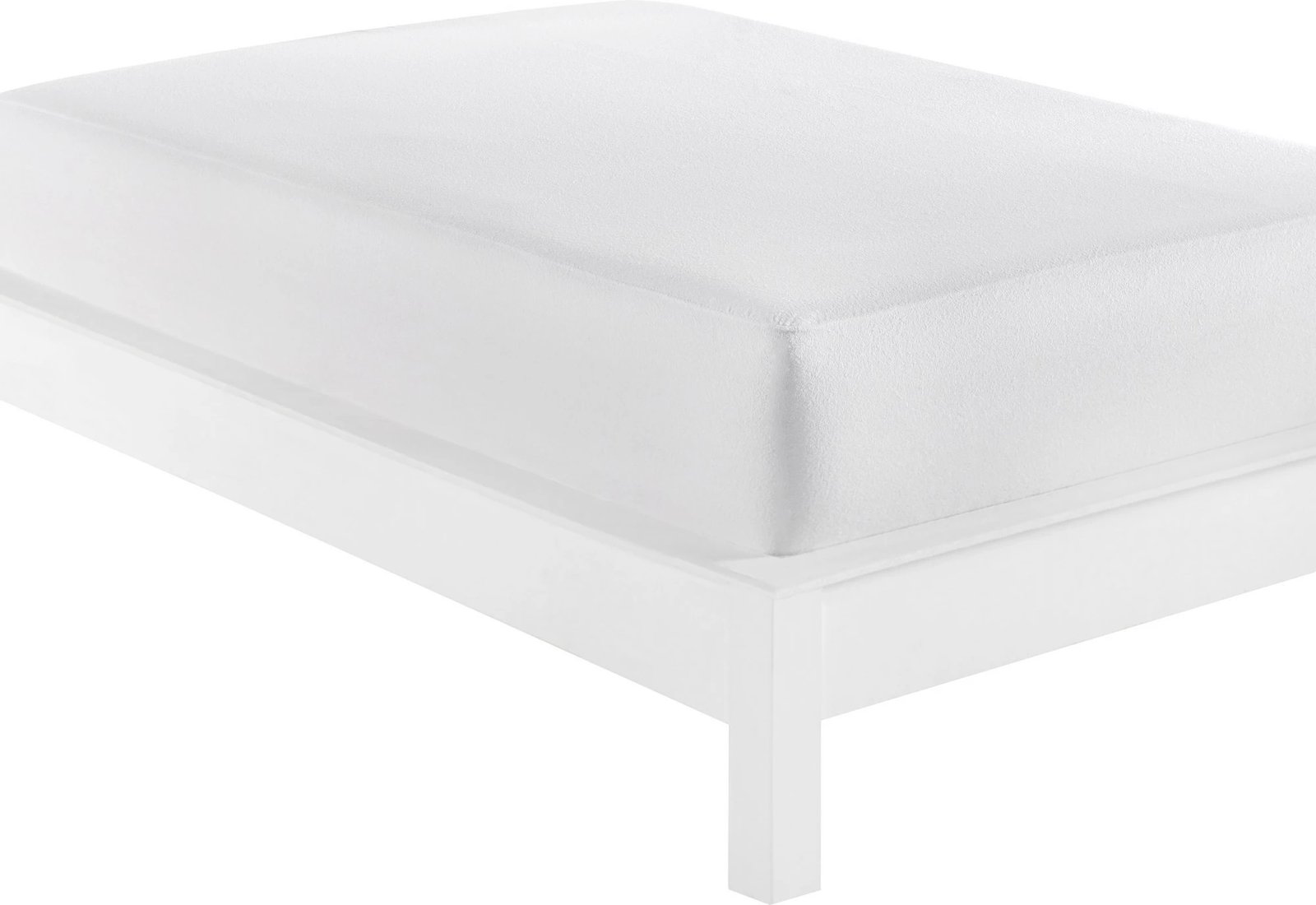 Mbrojtës për shtrat tek, ngjyrë e bardhë, L'Essentiel Linge de Maison, 90x200cm