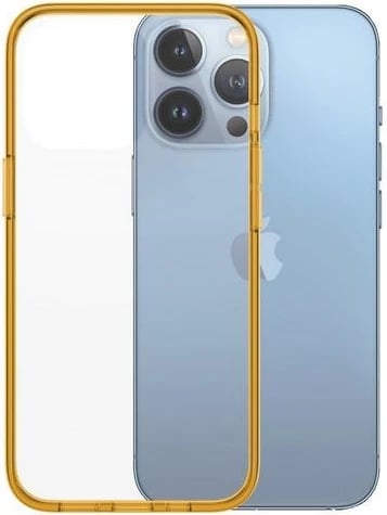 Mbështjellës PanzerGlass ClearCase, për iPhone 13 Pro, Transparent/Verdhë