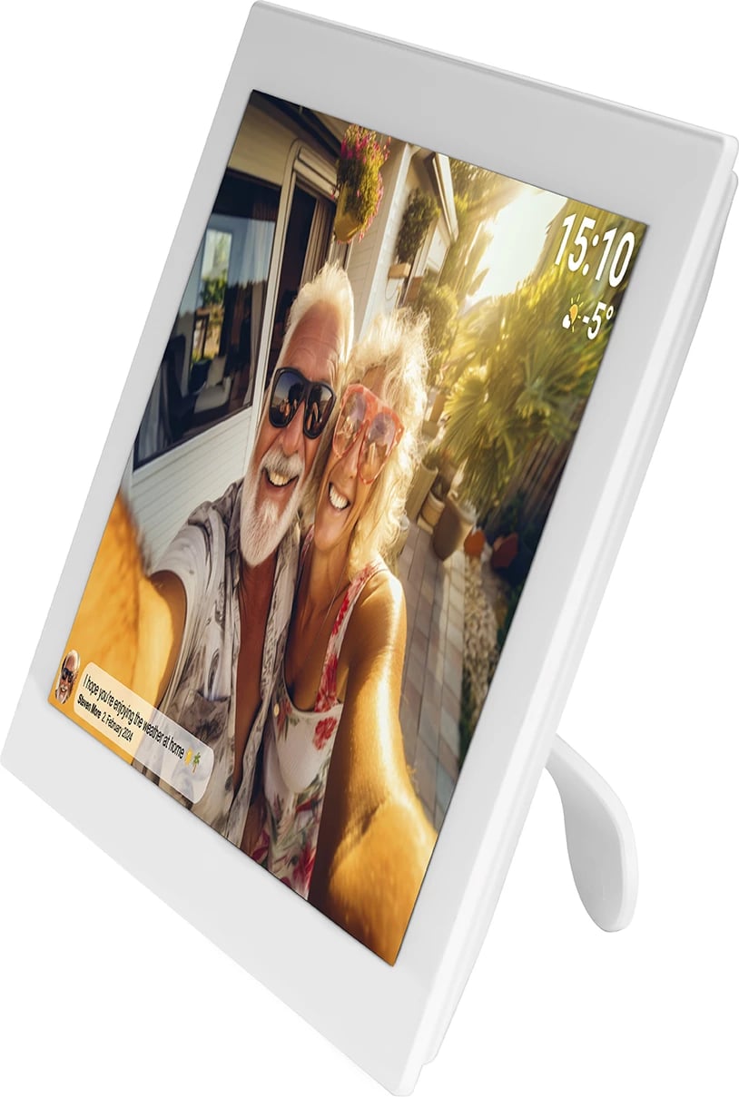 Kornizë digjitale Denver Frameo PFF-1037W, 10.1", 16 GB, e bardhë