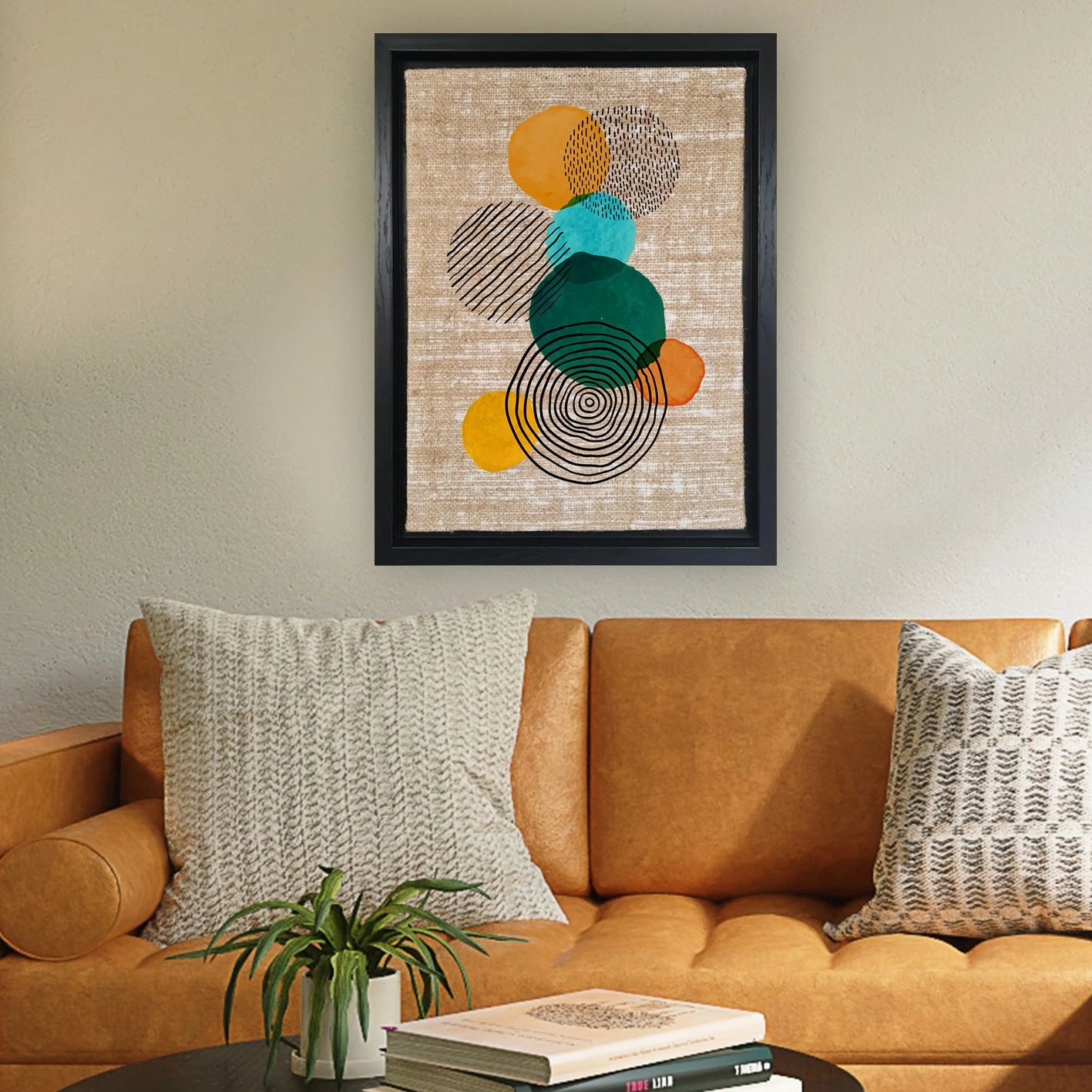 Pikturë dekorative në kanavacë, shumëngjyrëshe, Wallity, LSJ219362251114 - 96136, 96x136cm