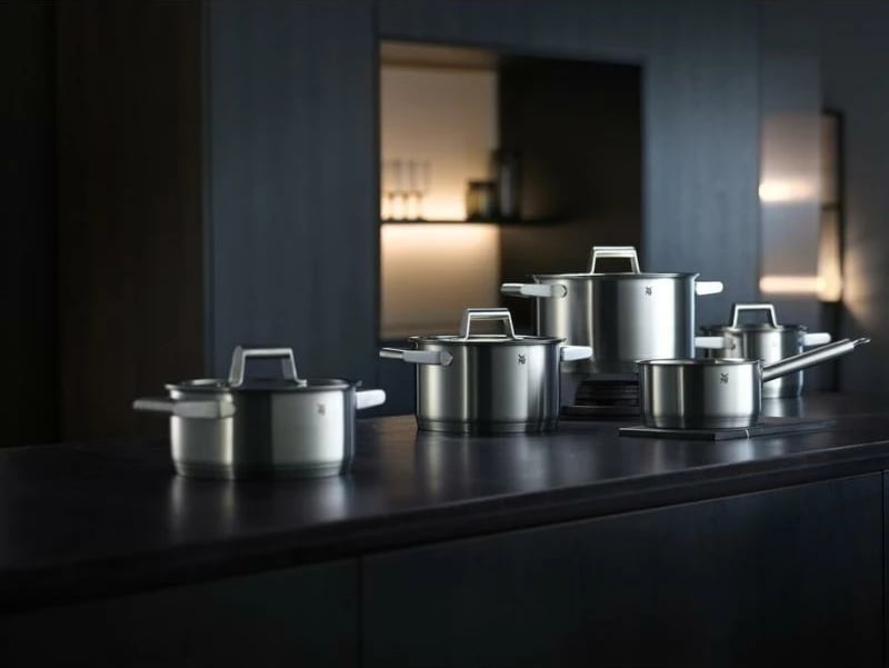 Tenxhere gatimi, WMF, Comfort Line 07 3255 6040 (WMF3255), argjendtë, set 5 copë