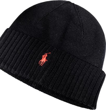 Kapelë Ralph Lauren për meshkuj, e zezë