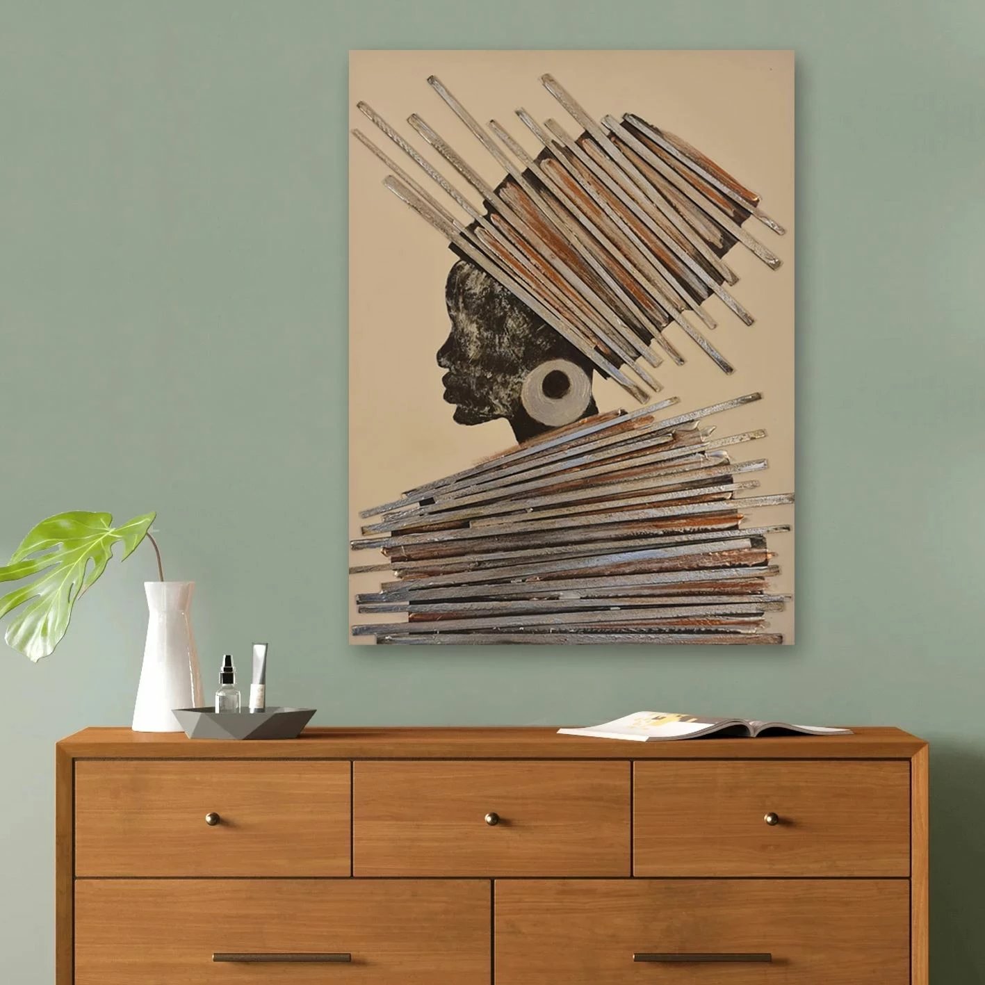 Pikturë dekorative me vaj, Wallity, OPG10051 - 70100