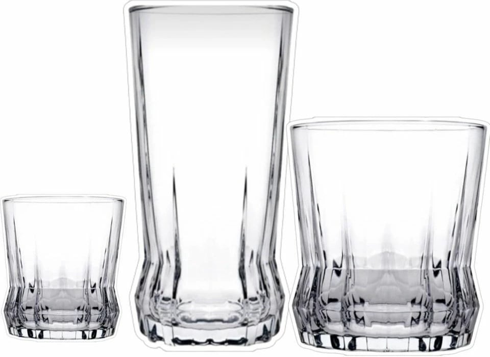 Set gotash prej qelqi (18 copë), Hermia Concept, Gaia 18 Set gotash prej qelqi (18 copë), Hermia Concept, Gaia 18