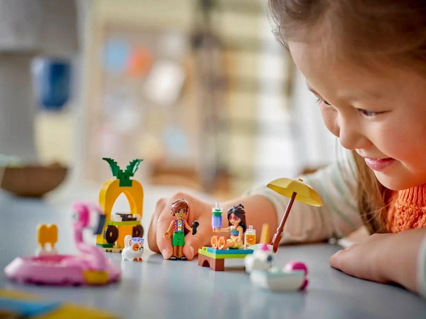 Set lodrash LEGO Friends 42658 Unicorn & Flamingo Pool Party, 99 pjesë Set lodrash LEGO Friends 42658 Unicorn & Flamingo Pool Party, 99 pjesë