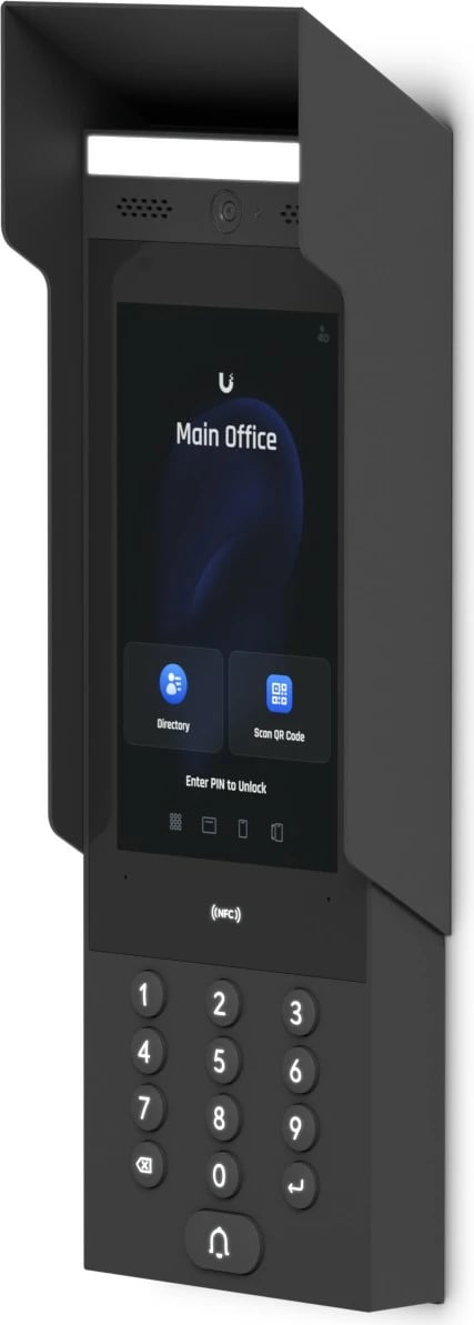 Mburojë dielli Ubiquiti UACC-Intercom-Sunshield, e zezë