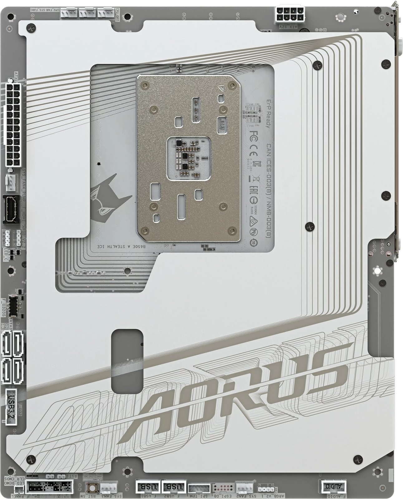 Pllakë amë Gigabyte B650E AORUS STEALTH ICE, AM5, DDR5, ATX, e bardhë