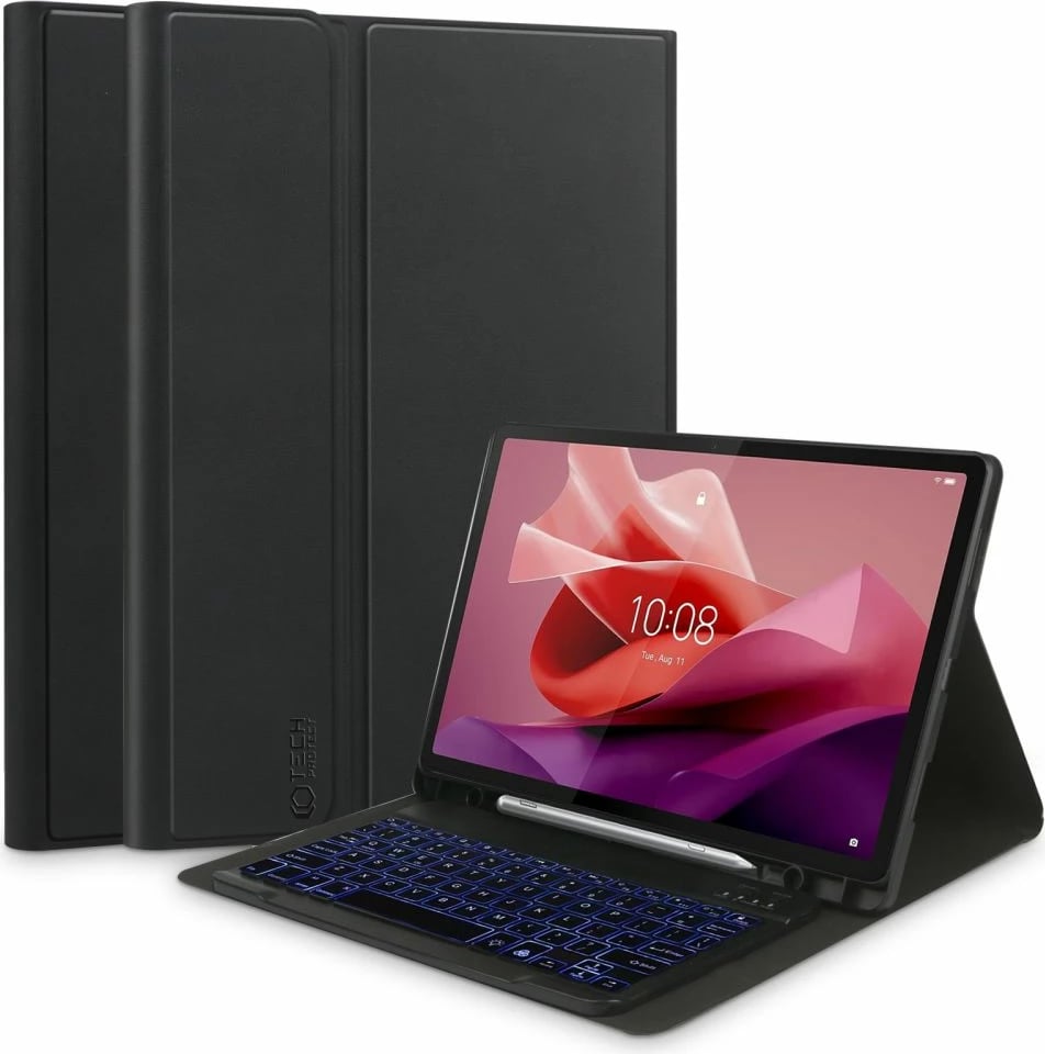 Mbështjellës me tastierë Tech-Protect SC Pen për Lenovo Tab P12 12.7", i zi