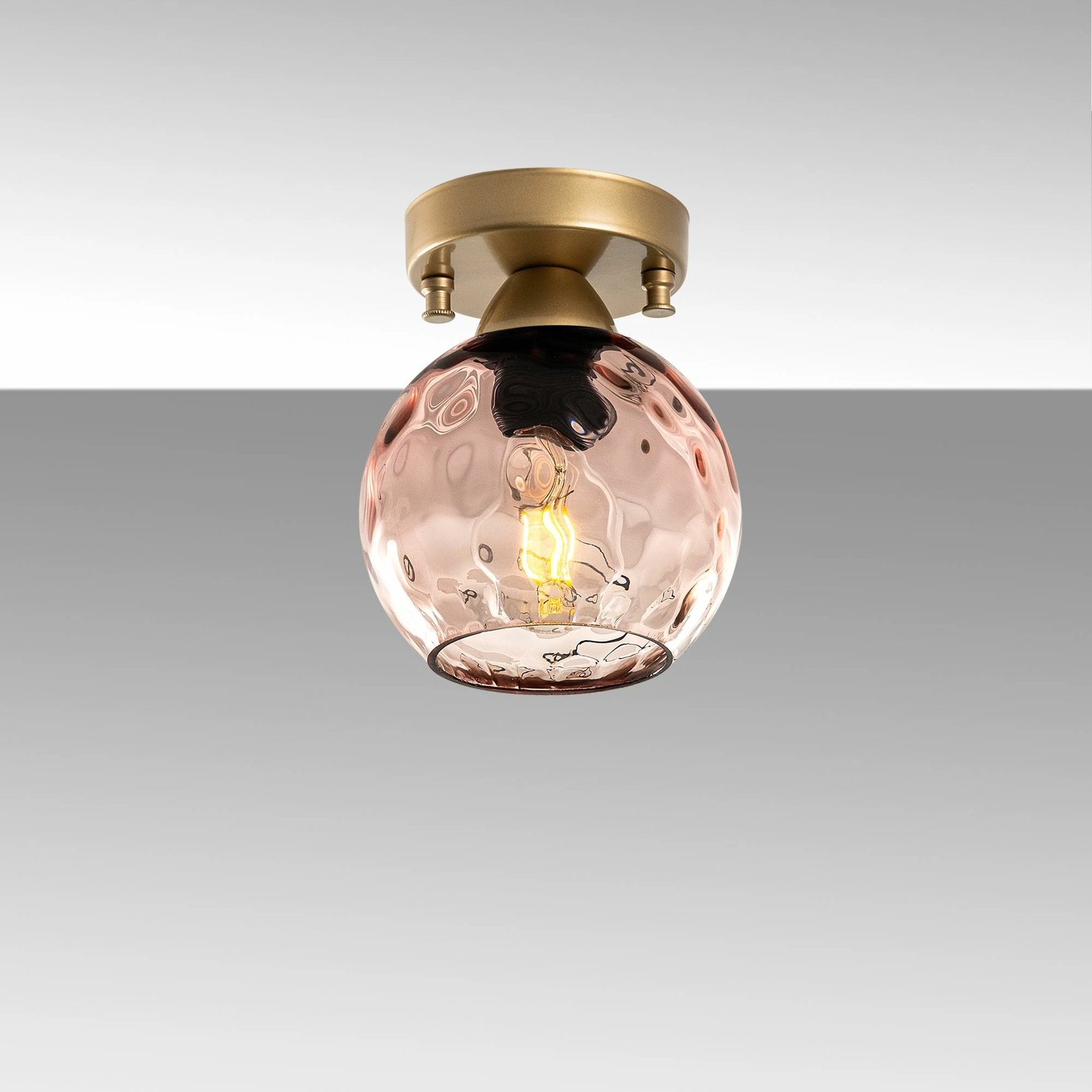 Llambë tavani Opviq Benek, rozë dhe e zezë, 15x15x18cm