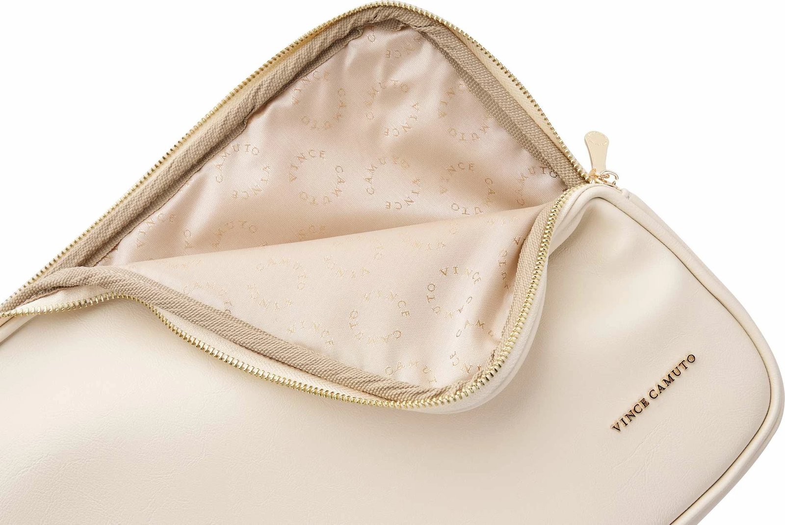 Çantë laptopi Vince Camuto, Modena, e bardhë e çelët Çantë laptopi Vince Camuto, Modena, e bardhë e çelët