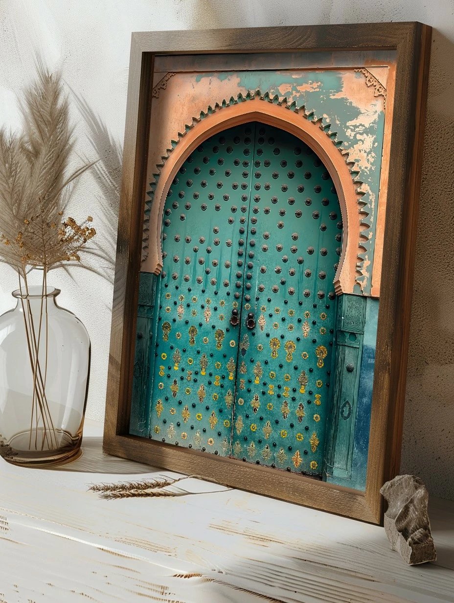 Pikturë dekorative me kornizë MDF, shumëngjyrëshe, GE125-L