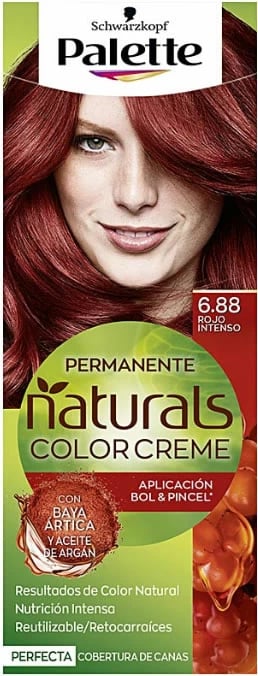 Krem ngjyrosës për flokë Schwarzkopf Palette Naturals 6.88 e kuqe intensive