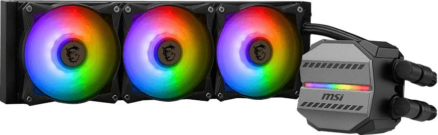 Ftohës i lëngshëm MSI MAG Coreliquid P360, 3 ventilatorë, ARGB, i zi