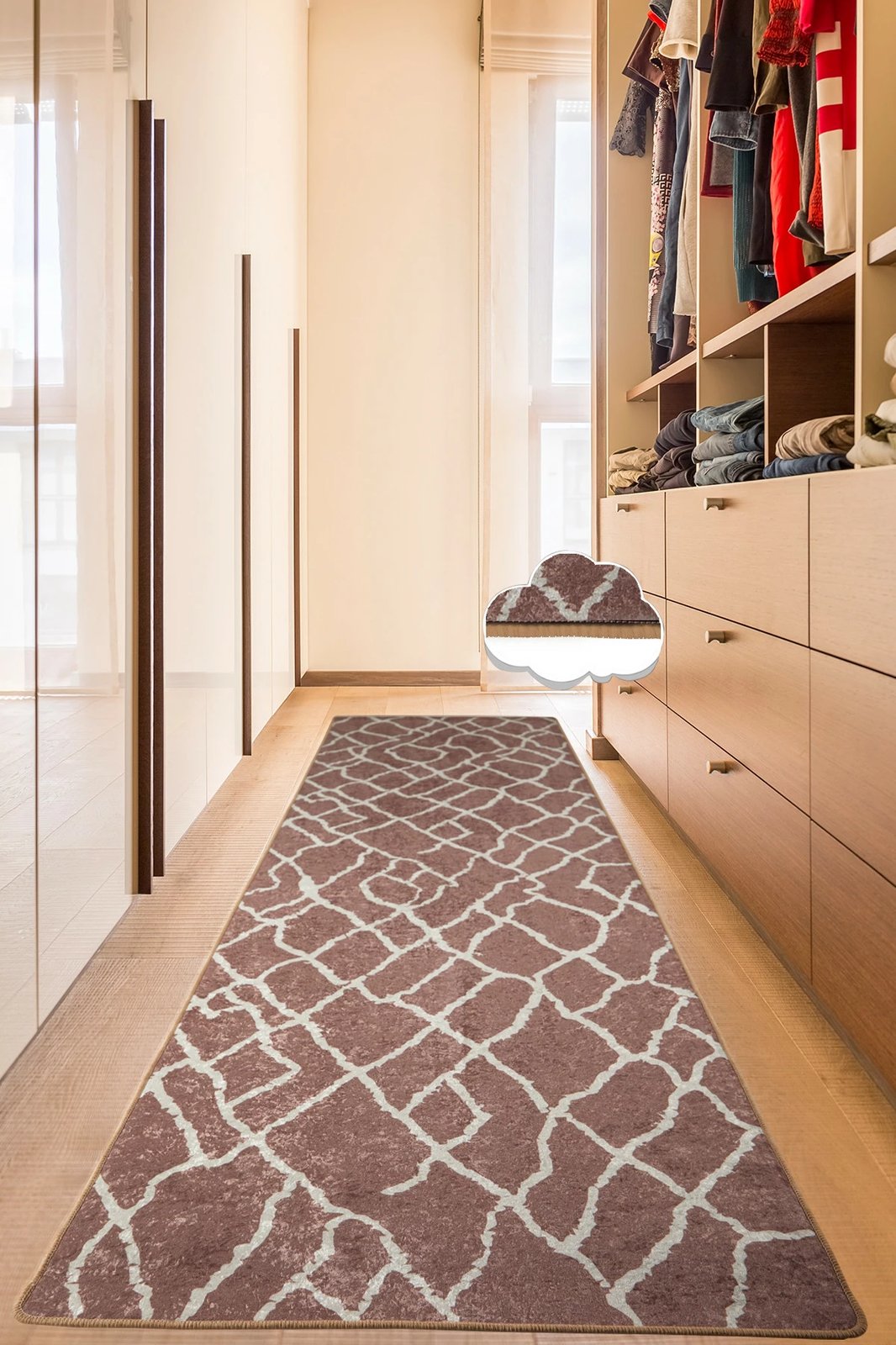 Qilim (80 x 120) Conceptum Hypnose, Canal - bezhë