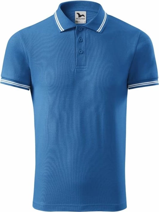 Polo maicë Malfini për meshkuj, blu