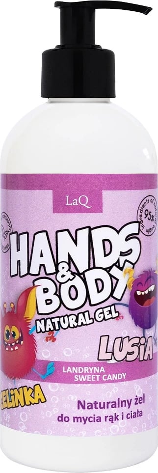 Xhel për duar dhe trup LaQ Celinka and Lusia 300ml