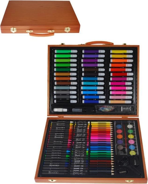 Set pikture XXL NEXT 150 pjesë në kuti druri