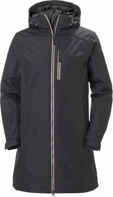 Jakne për femra Helly Hansen, Long Belfast, e zezë