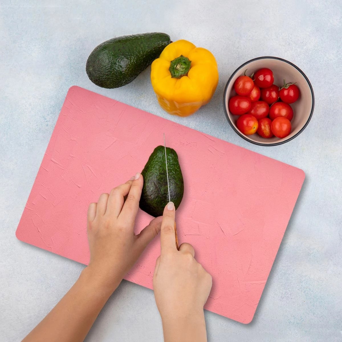 Dërrasë prerëse Hermia, qelq i temperuar, shumëngjyrëshe, Ckt144 - 3040, 30x40cm