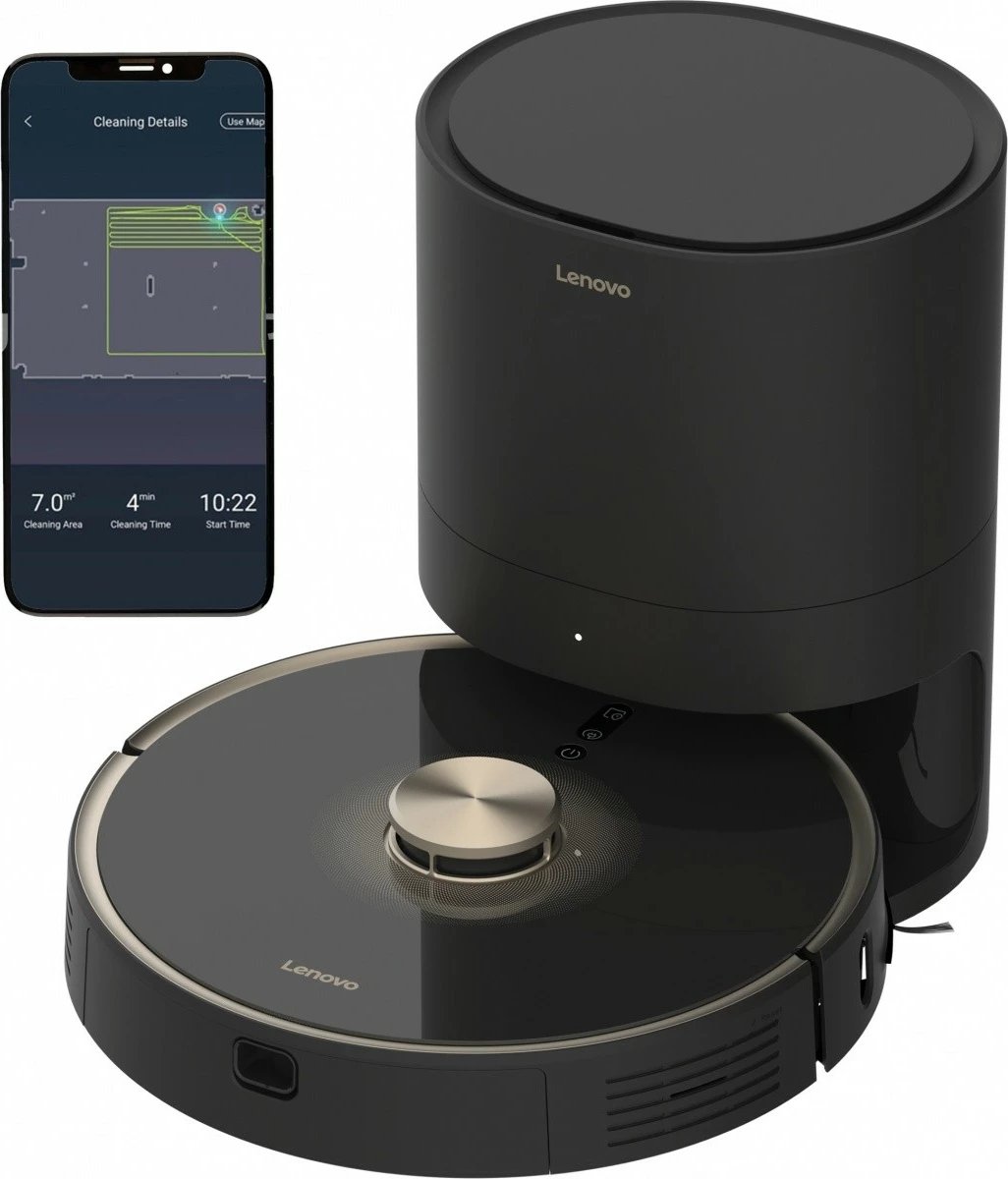 Robot pastrues Lenovo Z1S PRO, automatik, me mop dhe HEPA filter, i zi