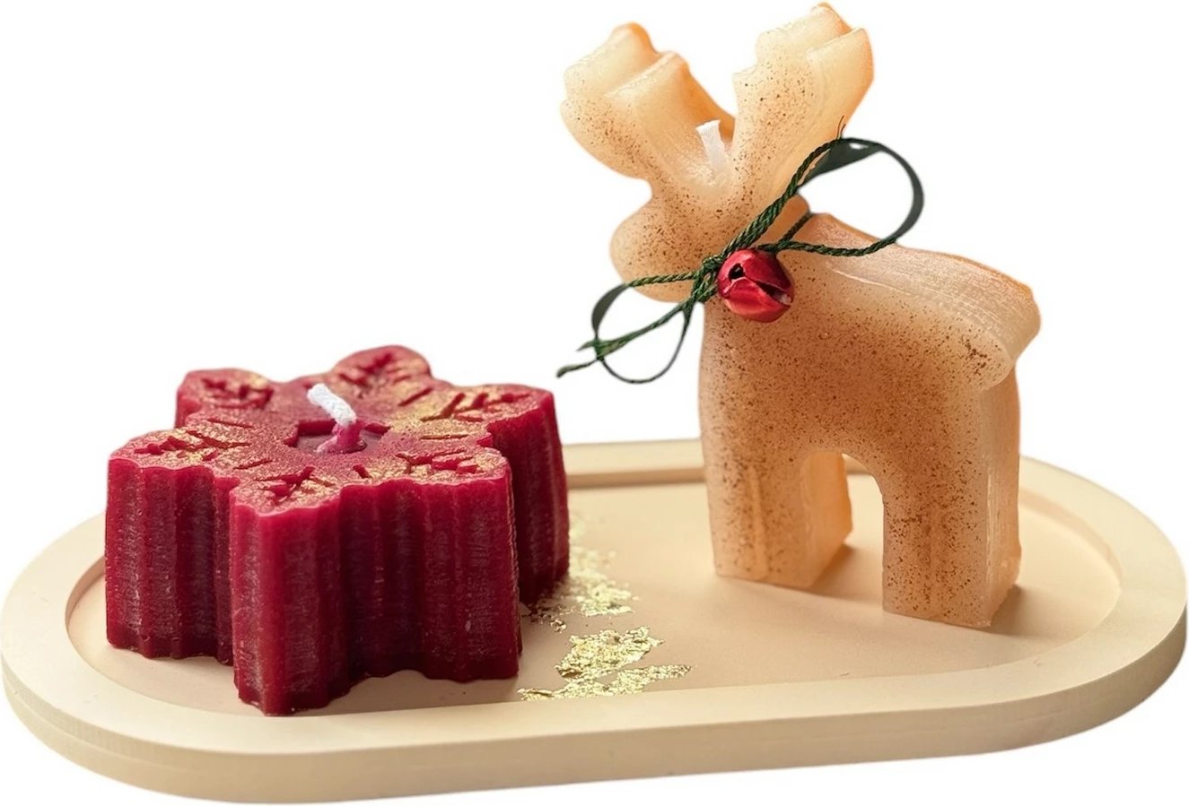 Set qirinjsh (3 copë), Evila Originals, set qirinjsh për Krishtlindje, Candle Set10