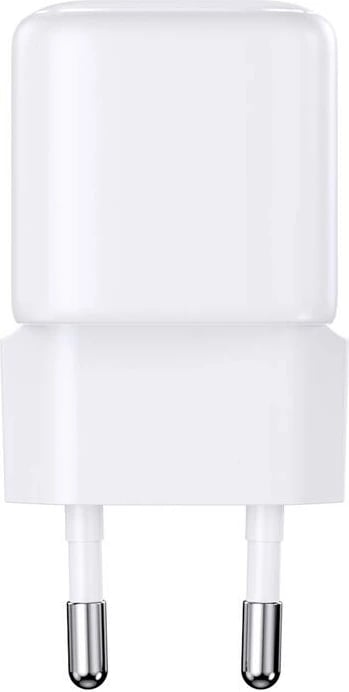 Karikues Joyroom JR-TCG15 Mini 30W GaN, USB-C, i bardhë