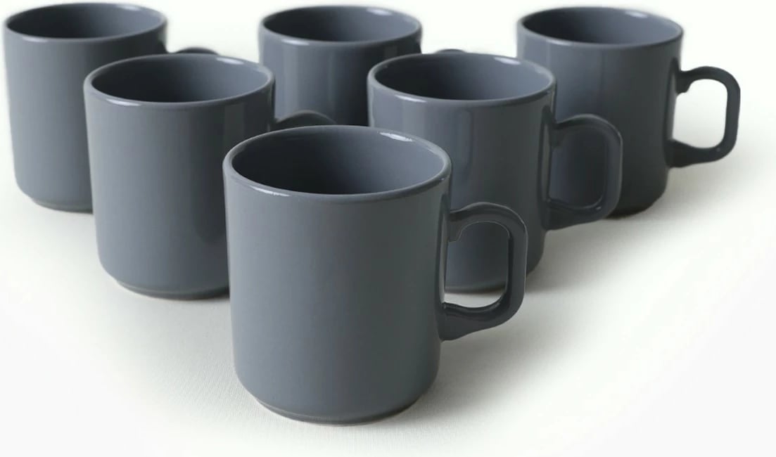 Set filxhanash çaji (6 copë), Hermia Concept, X00017624, ngjyrë gri Set filxhanash çaji (6 copë), Hermia Concept, X00017624, ngjyrë gri