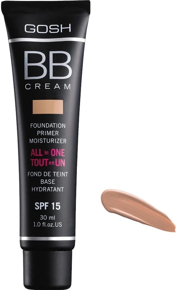BB kremë Gosh All In One 03 Warm Beige, 30ml