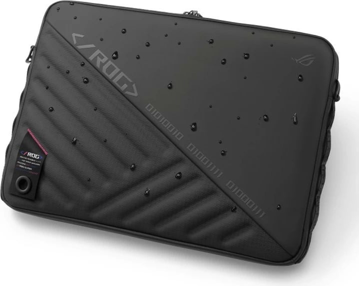 Çantë mbrojtëse laptop, Asus ROG Slash Sleeve 4.0 90XB09Z0-BSL000, 16 inç, me rrip shpatulle, e zezë