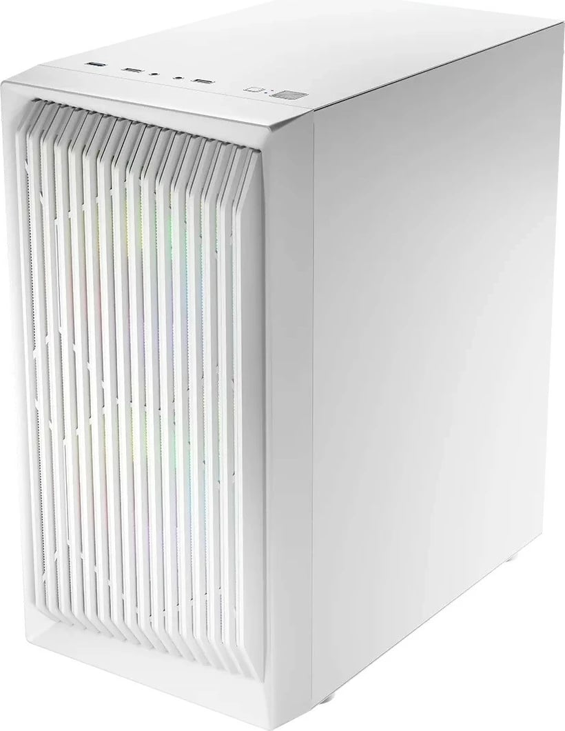 Kasë Logic Concept Atos ARGB Mini, Micro ATX, e bardhë Kasë Logic Concept Atos ARGB Mini, Micro ATX, e bardhë