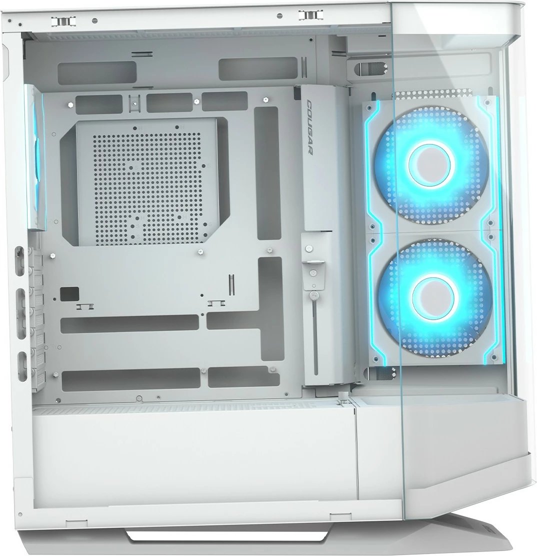 Kasë Cougar FV270 ARGB midi tower e bardhë