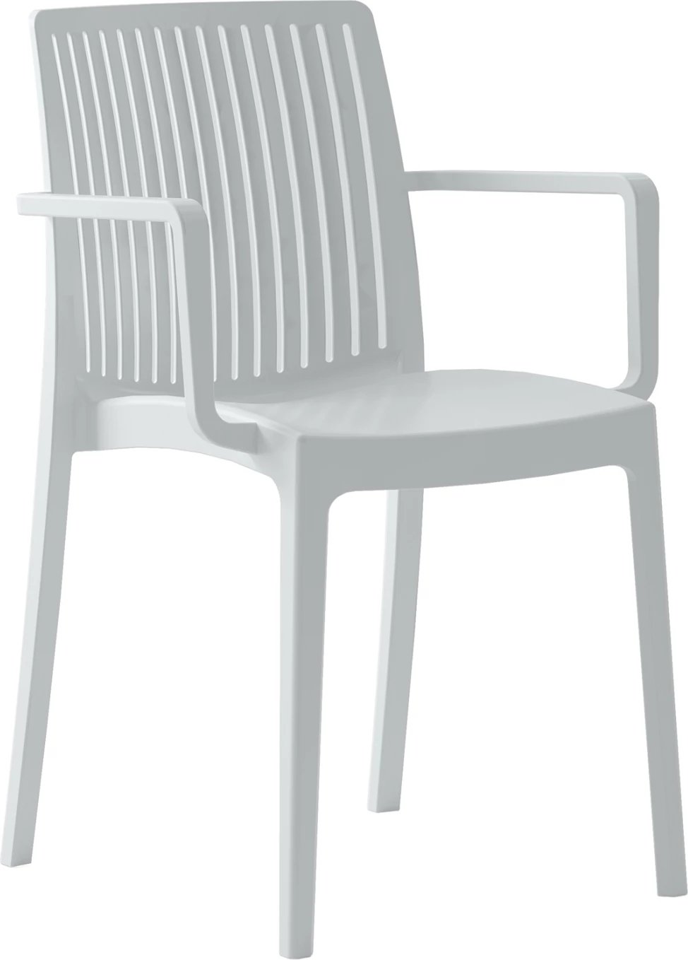 Karrige polipropileni IDA FH6127.01 e bardhë 41,3x54,2x81,8Hcm