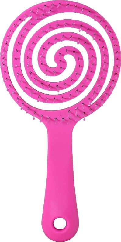 Brushë flokësh për femra Inter Vion Lollipop rozë, 1 copë