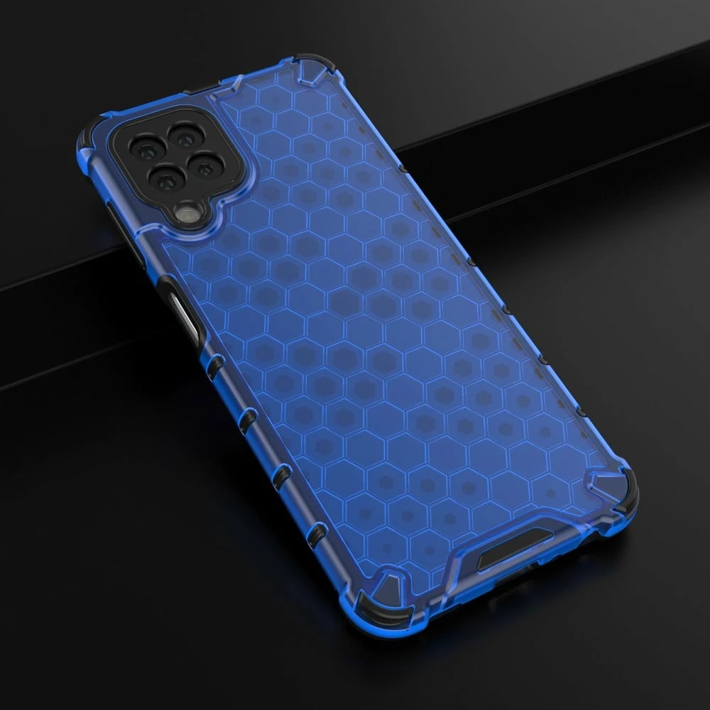 Mbështjellës Hurtel Honeycomb për Samsung Galaxy A22 4G, Blu