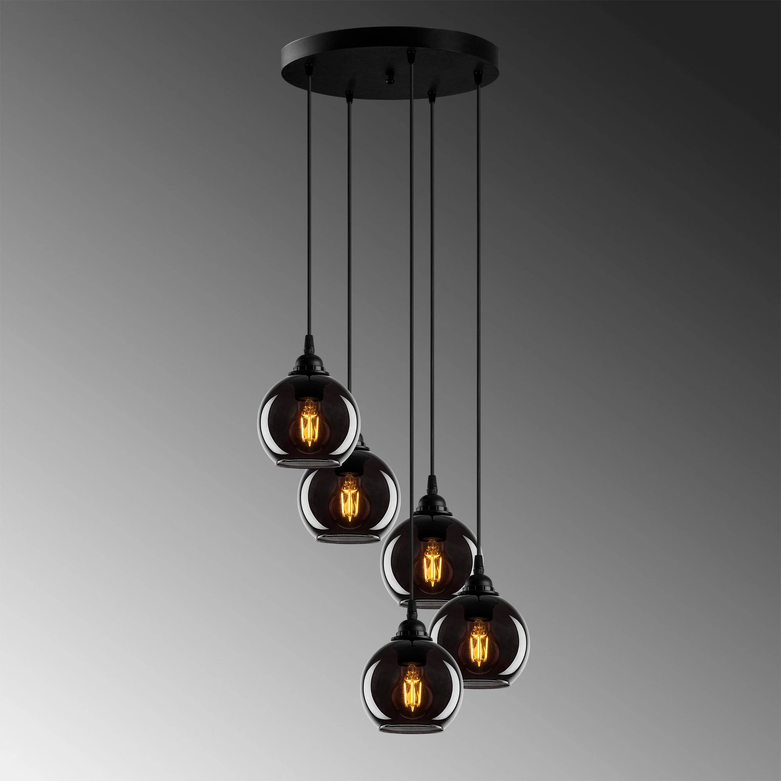 Llambadar Opviq, ngjyrë fume, 012