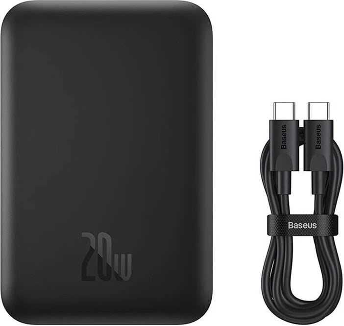 Powerbank Baseus Magnetic Mini 6000 mAh 20W, e zezë