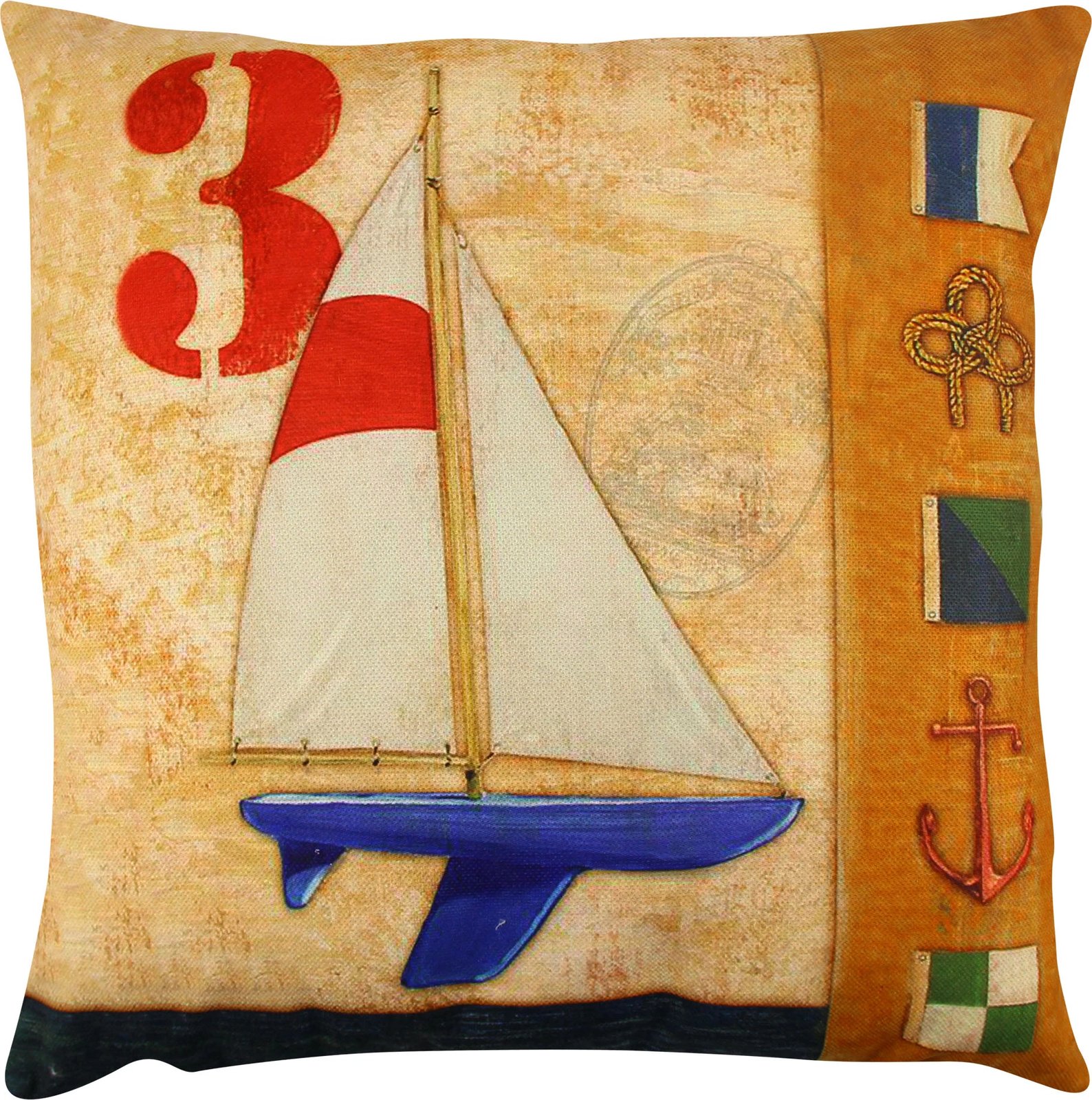 Jastëk dekorativ, shumëngjyrësh, Evila Originals, A12566, 43x43cm