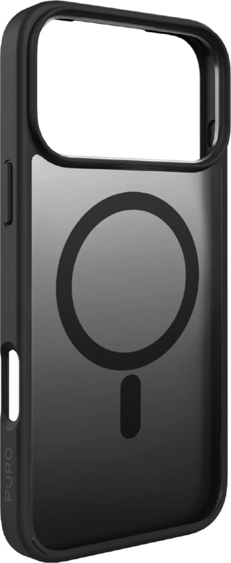 Mbështjellës Puro Gradient për iPhone 17 Pro, TPU, MagSafe, zi