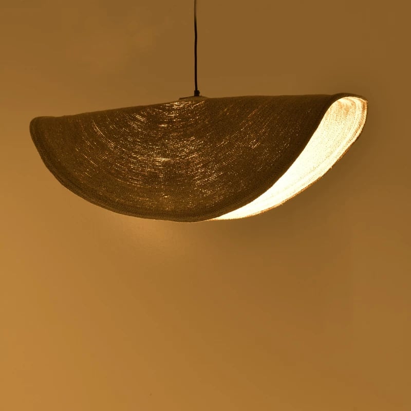 Dritë tavani Fonlo Inart, kashtë deti-hekur, D90x129cm