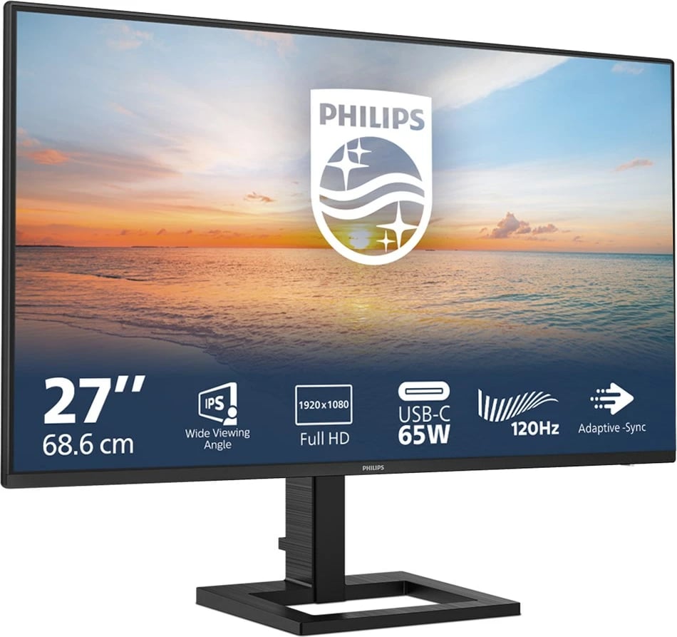 Monitor Philips 27E1N1300AE/00, 27", Full HD, IPS, 120Hz, USB-C, Zi
