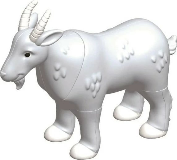 Set lodrash magnetike MalBlo, MALIK 62333, 7 kafshë ferme, shumëngjyrëshe