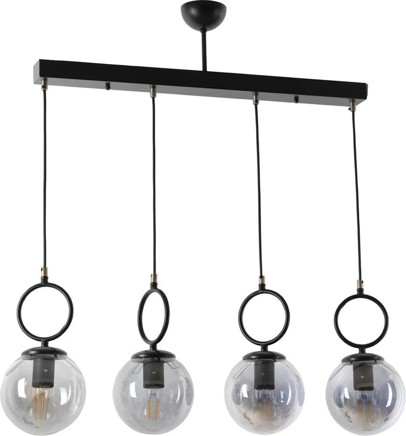 Llambë varëse industriale Opviq, e zezë, 8487-7