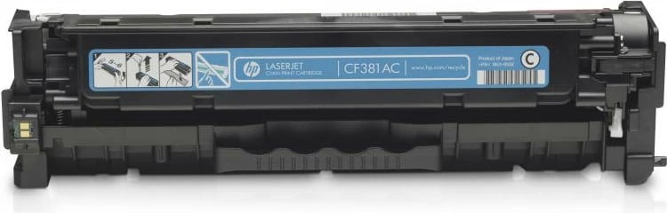 Toner, HP, 312A CF381AC, original, rendiment 2,400–4,400 faqe, cyan